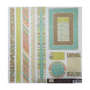 Crate Paper - Birdie Collection - Single 12x12 Die-Cut Sheet - Tags and Frames*