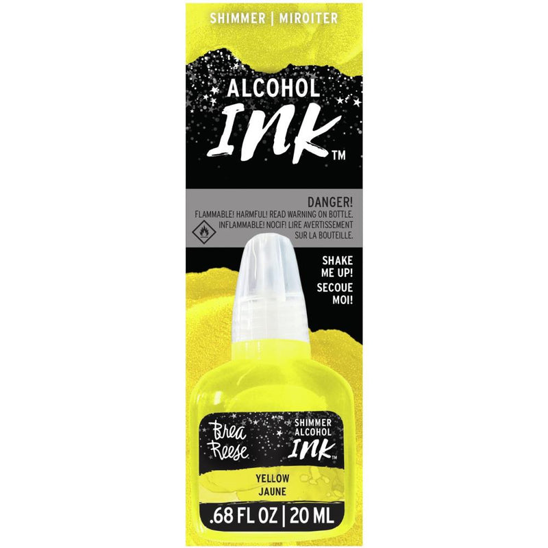 Brea Reese Shimmer Alcohol Ink 20ml - Cadmium Yellow*