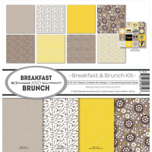 Reminisce Collection Kit 12"X12" - Breakfast And Brunch
