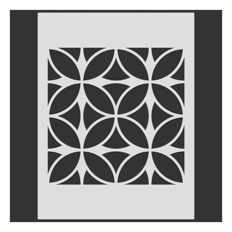 Brutus Monroe Stick and Stamp Stencil 6.25"x8.25" - Circular*