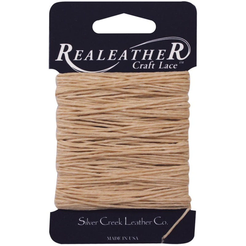 Realeather Crafts - Waxed Thread 25yd - Tan*