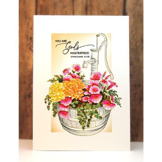 Penny Black Cling Stamps - Barrel Of Blooms*