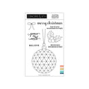 Concord & 9th Clear Stamps 4"x 6" - Yuletide Ornament