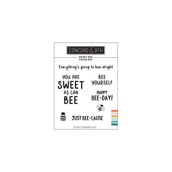 Concord & 9th Clear Stamps 3"X4" - Sweet Bee