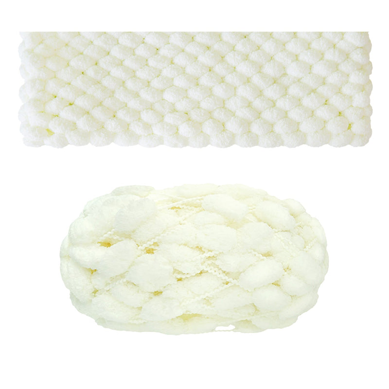 Poppy Crafts Pom Pom Yarn 150g - Ivory