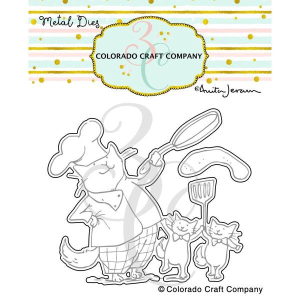 Colorado Craft Company Metal Die Set - Dad's Cooking-By Anita Jeram*
