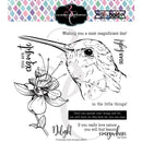 Colorado Craft Company Clear Stamps 6in x 6in - Hummingbird Delight-Big & Bold