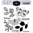 Colorado Craft Company Clear Stamps 6in x 6in - Blissful Butterflies-Big & Bold*