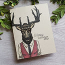 Colorado Craft Company Clear Stamps 6in x 6in - Hipster Deer-Big & Bold