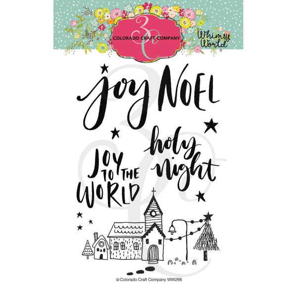Colorado Craft Company Clear Stamps 4"x 6"- Noel - Whimsy World*