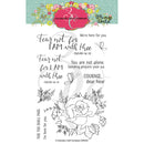 Colorado Craft Company Clear Stamps 4"x 6" - Fear Not Rose - Whimsy World*