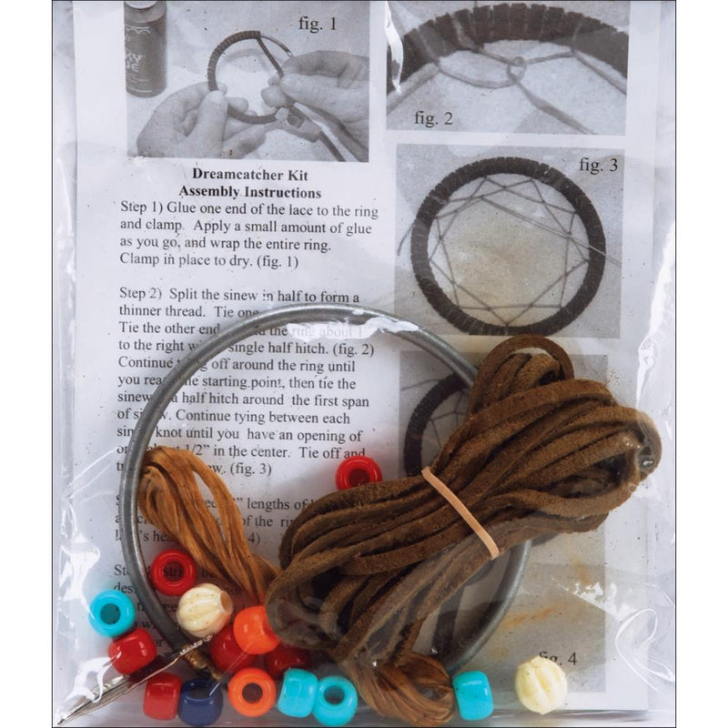 Realeather Crafts - Leathercraft Kit - Mini Dreamcatcher 3"*