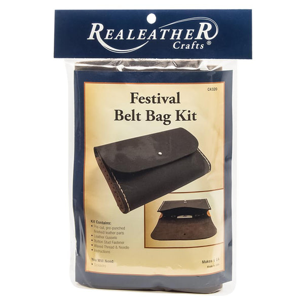Realeather Leathercraft Kit Festival Bag