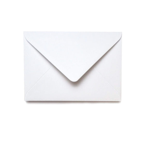 Poppy Crafts A6 300gsm Cards and Envelopes - Silk White -  Pack of 10
