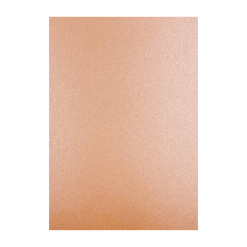 Poppy Crafts A4 Premium Shimmer Cardstock 10 pack - Blush