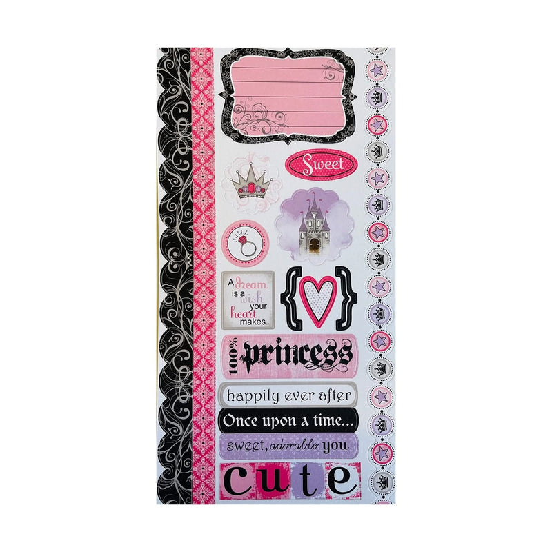 Carolee's Creations - Adorn It - Cardstock Stickers - Princess Dreams*