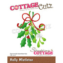 CottageCutz Dies - Holly Mistletoe, 1.8 inch X2.3 inch