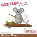 CottageCutz Dies - Gardening Mouse 4.2in x 2.9in