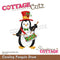 CottageCutz Dies - Carolling Penguin Drum 1.9in x 2.8in