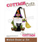 CottageCutz Dies - Warlock Gnome with Cat 2in x 2.5in