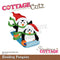 CottageCutz Dies Sledding Penguins 2.5"X2.7"