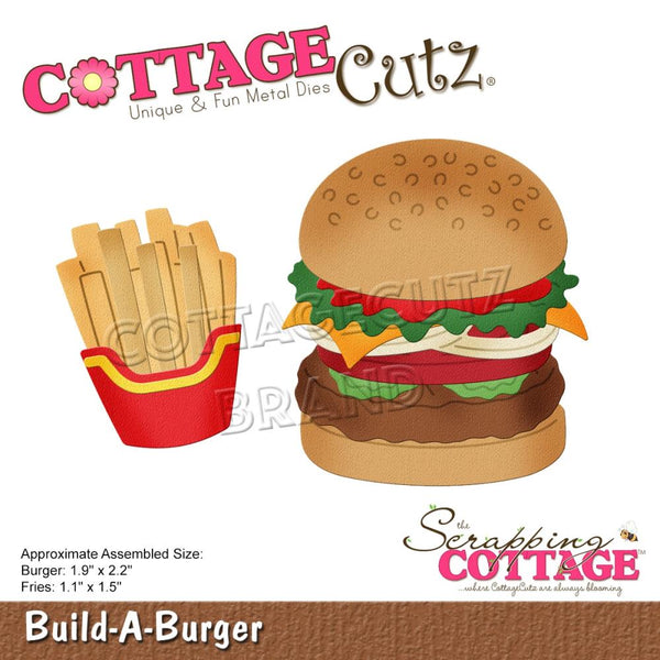 CottageCutz Dies - Build-A-Burger 1.1" To 2.2"