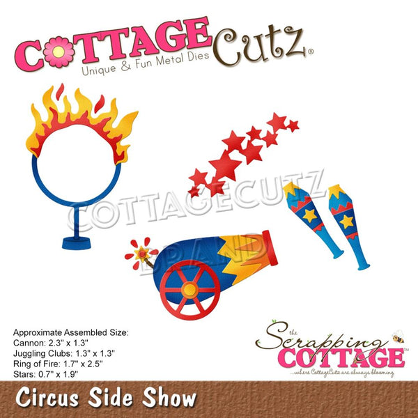 CottageCutz Dies - Circus Side Show .7" To 2.5"