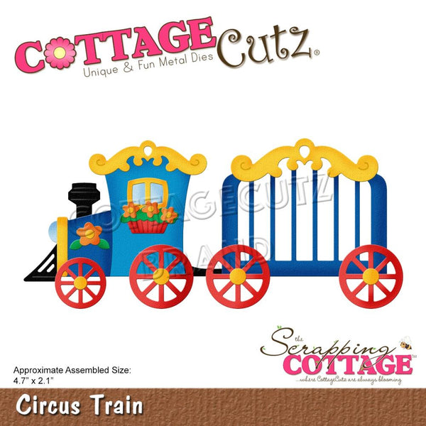 CottageCutz Dies - Circus Train 4.7"X2.1"