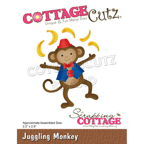 CottageCutz Dies - Juggling Monkey 2.2"X2.9"*