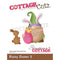 CottageCutz Dies - Bunny Gnome 2 - 1.4"x 1.9"