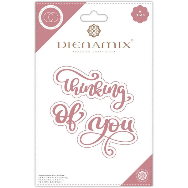 Craft Consortium Dienamix Premium Cutting Dies - Thinking Of You*