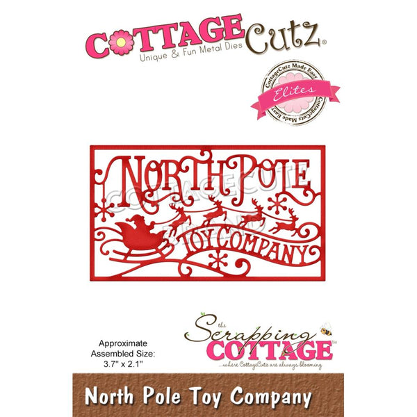 CottageCutz Dies - North Pole Toy Company 3.7in x 2.1in