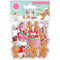 Craft Consortium Chipboard Ephemera 18 pack - Candy Christmas