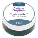 Crafter's Companion Mixed Media Glitter Paste - Holly and Ivy