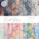 Craft Consortium Double-Sided Paper Pad 12in x 12in  30 pack - Ink Drops - Dusk, 20 Designs*