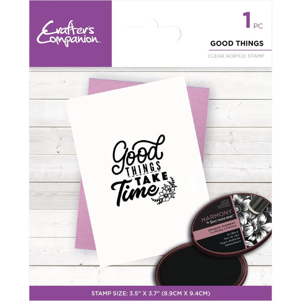 Crafter's Companion Clear Acrylic Stamps  - Good Things*
