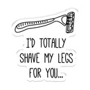 Crafter's Companion Clear Acrylic Quirky Stamp - Shave My Legs
