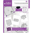 Crafter's Companion Clear Acrylic Stamp Set - Snowflakes Are Kisses