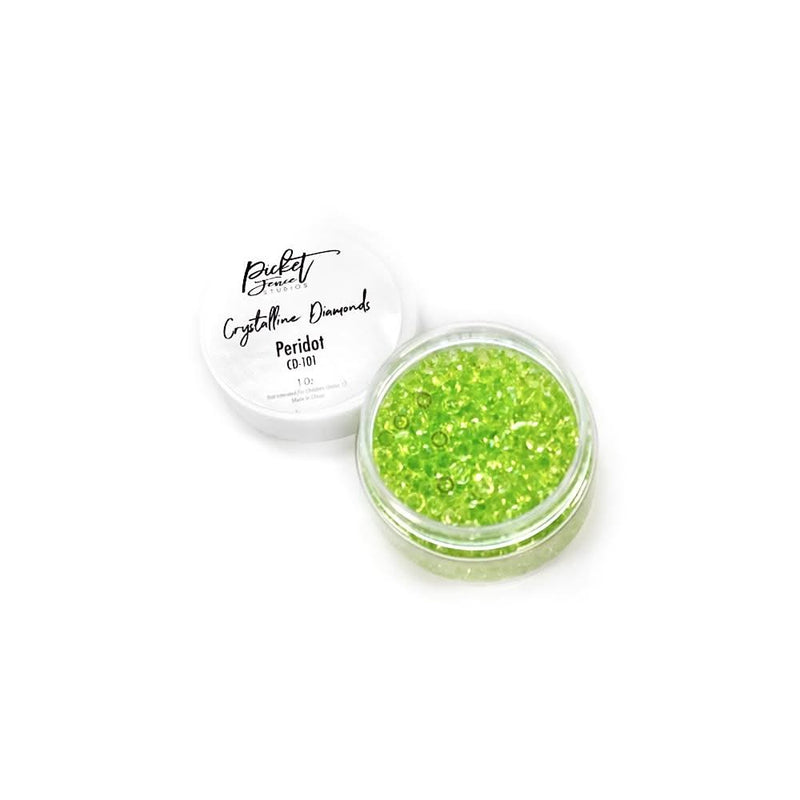 Picket Fence Crystalline Diamonds 1oz  - Peridot*