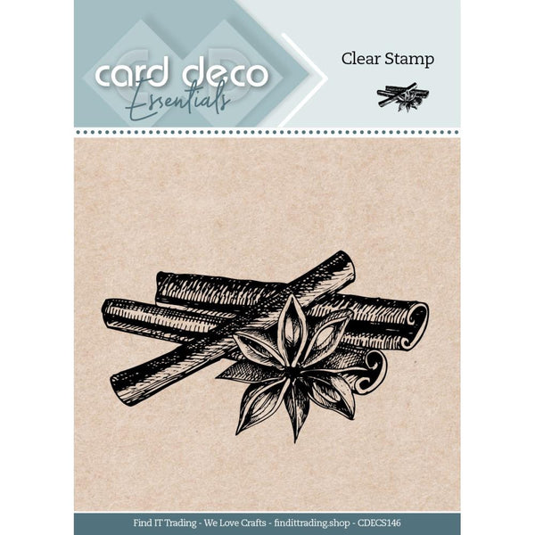 Find It Trading Card Deco Essentials Clear Stamps Cinnamon*