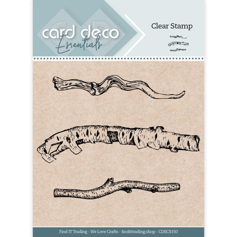 Find It Trading Card Deco Essentials Clear Stamp Birch Trunk*