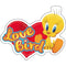 C&D Visionary Stickers - Looney Tunes, Love Bird*