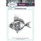 Creative Expressions 3.3"x 3" Rubber Stamp By Andy Skinner - Steampunk Fish