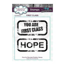 Creative Expressions Rubber Stamp By Andy Skinner - First Class*
