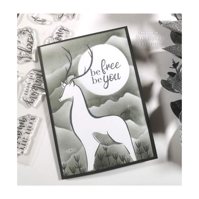 Creative Expressions A5 Clear Stamp Set By Bonnita Moaby - Be You*