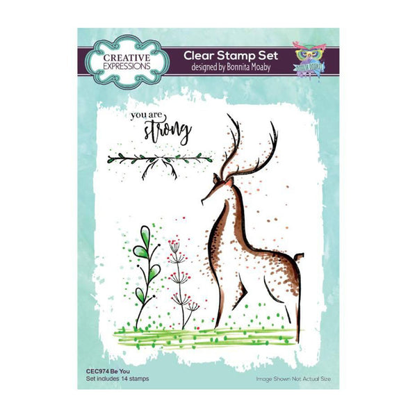 Creative Expressions A5 Clear Stamp Set By Bonnita Moaby - Be You*