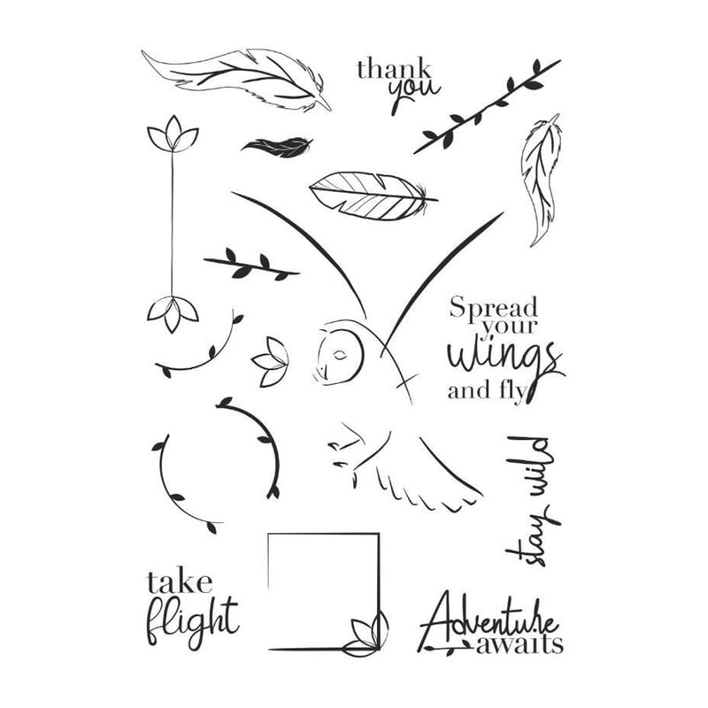 Creative Expressions A5 Clear Stamp Set By Bonnita Moaby - Stay Wild