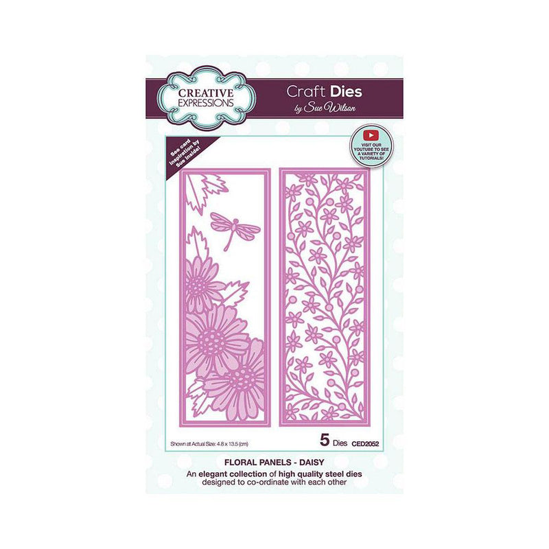 Creative Expressions Craft Dies By Sue Wilson - Floral Panels - Sunflower*