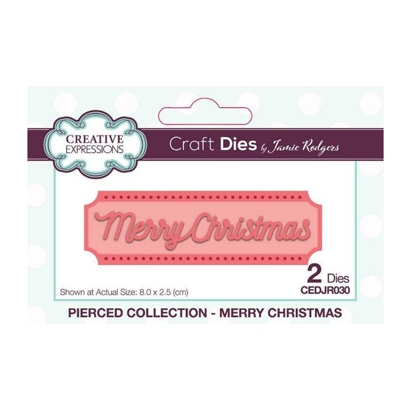 Creative Expressions Craft Dies By Jamie Rodgers - Merry Christmas