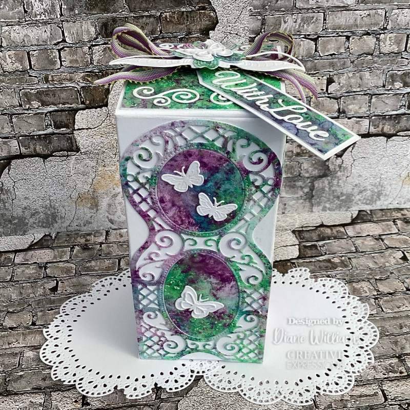 Creative Expressions Craft Dies By Jamie Rodgers - Wings of Wonder Collection - Butterfly Trellis Panel*